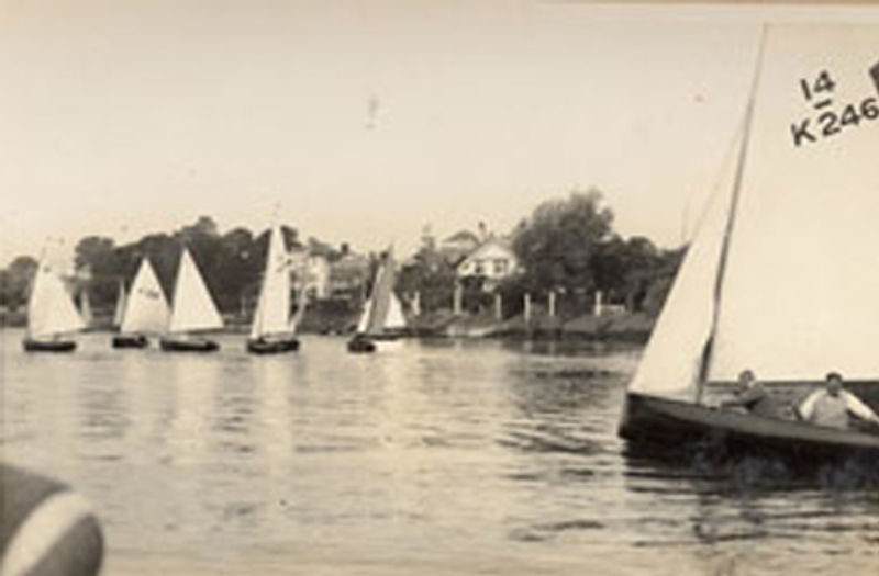 Historic clubhouse and Thames view